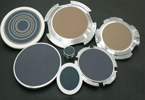 Mandrin à vide en alumine poreuse