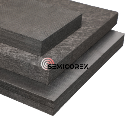 Feutre de carbone dans un four de chauffage par induction - PARTIE 2