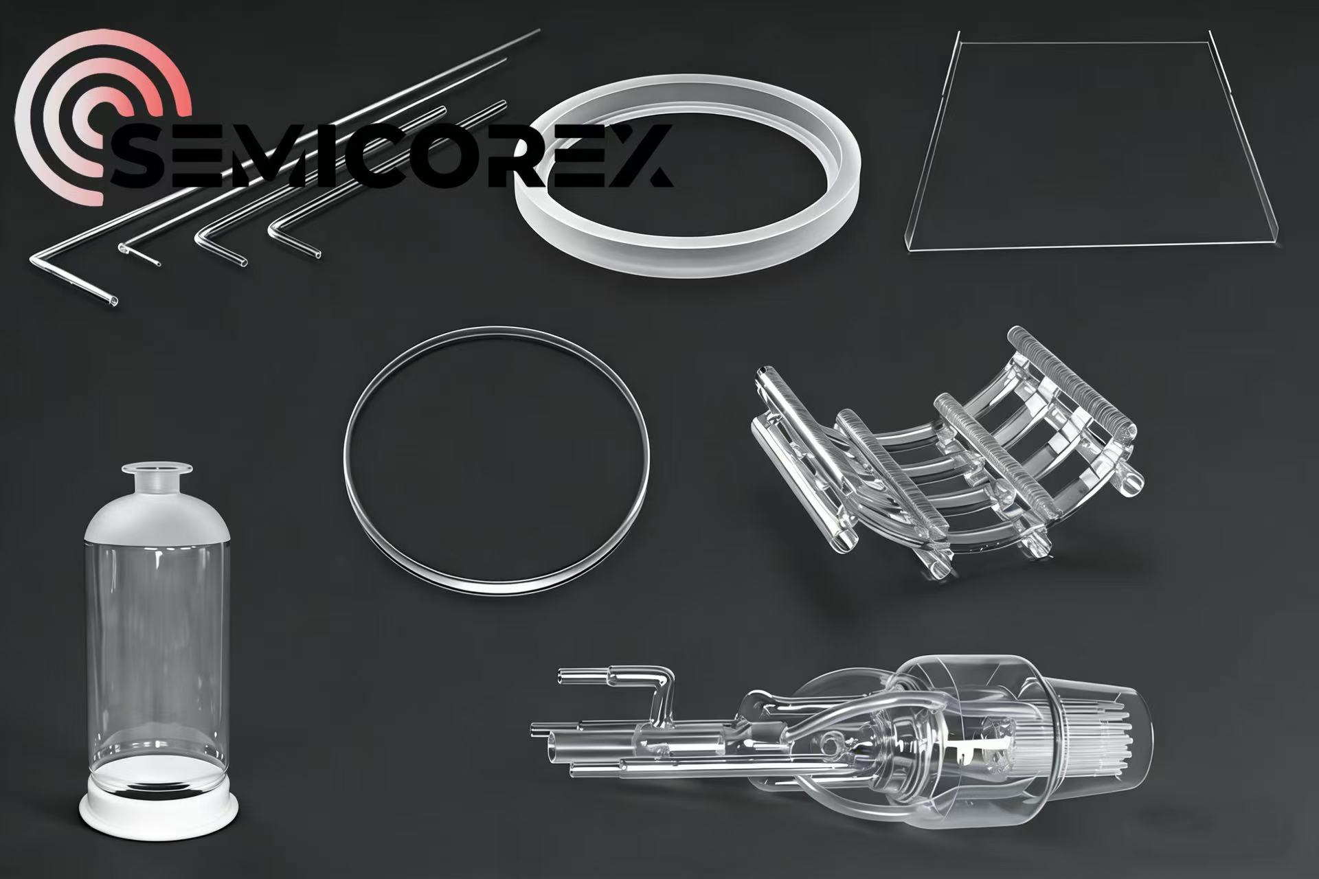 Composants et applications courants du quartz semi-conducteur