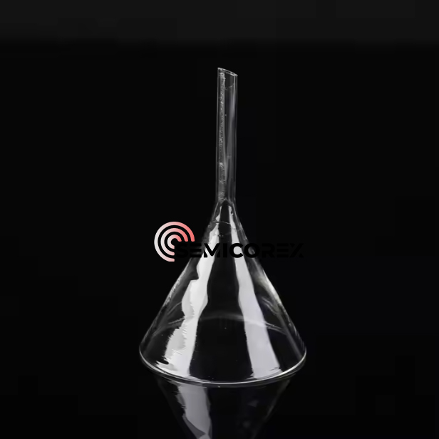 Cône de verre de quartz