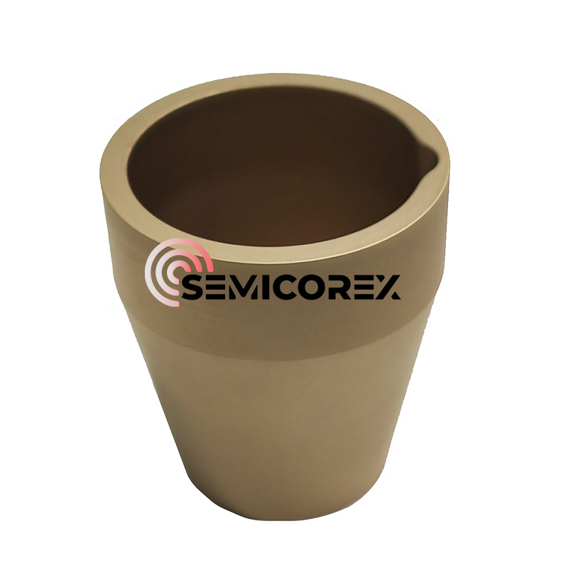 Creuset en graphite revêtu de TaC